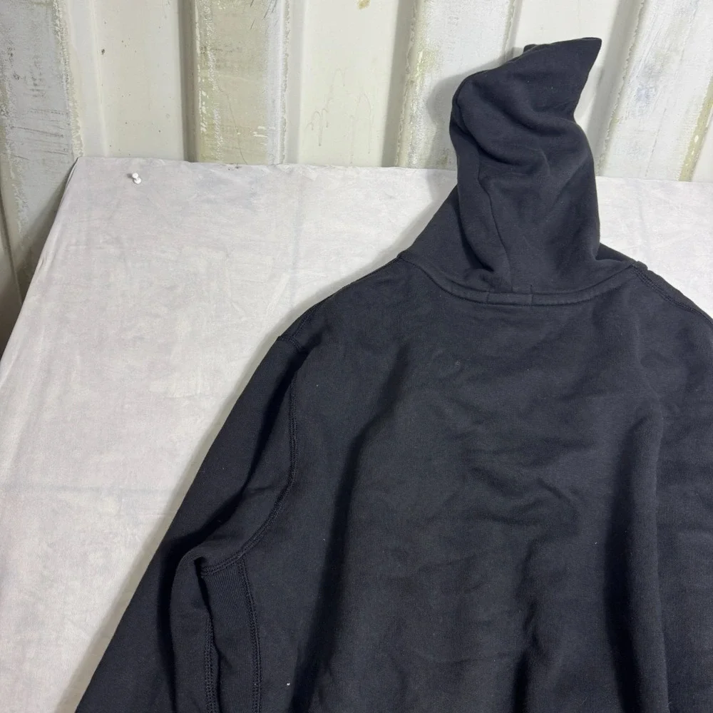 Polo Ralph Lauren Mens Sweatshirt Black Fleece Full Zip Hooded Pony Logo 2XL‎